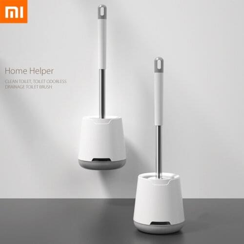 Xiaomi Youpin Toilet Cleaning Brush, Plastic Long Handle Toilet Brush, Toilet Cleaning Brush, No Dead End Toilet Brush Set
