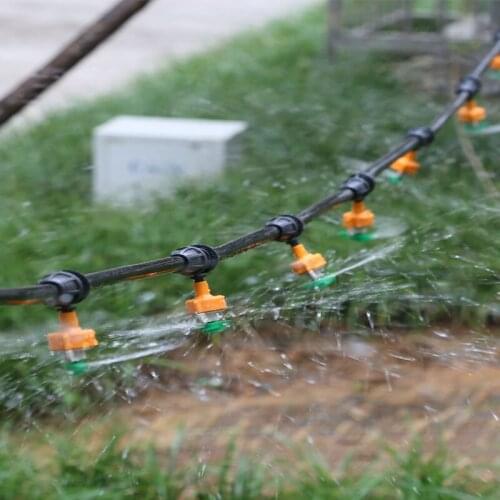811" 360 Water Spray Rotation Automatic Timing Control Drip Irrigation System Large Area Nozzle Spray Cooling Garden Watering