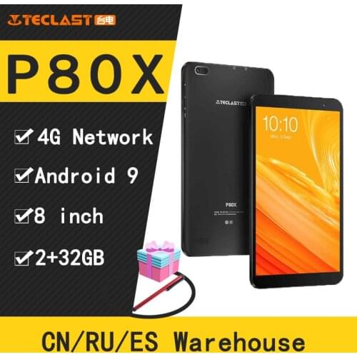 Teclast P80X 8inch 4G Tablet Android 9.0 SC9863A IMG GX6250 Octa Core 1.6GHz 2GB RAM 32GB ROM Dual Cameras Tablet pc