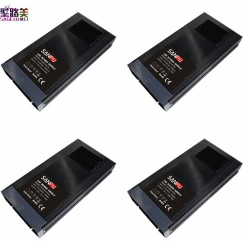 SANPU 220V to 24V 12V Power Supply 350W 400W Rainproof Outdoor No Fan Constant Voltage CV LED Driver AC to DC Transformer