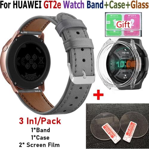 2pcs Screen Protective film For Huawei watch GT 2e Watch Accessories Band Strap for Huawei watch GT2e Protective Case Cover