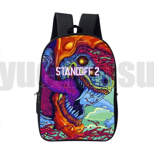3D Anime Shooting War Game Standoff 2 Backpacks for School Teenagers Children Book Bag Boys Girls High Quality Travelbag Mochila