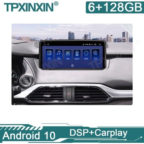 Android 10 6+128G ROM For Mazda CX-9 2016-2021 Car Radio Player Multimedia GPS Navigation Stereo Headunit Wireless Carplay