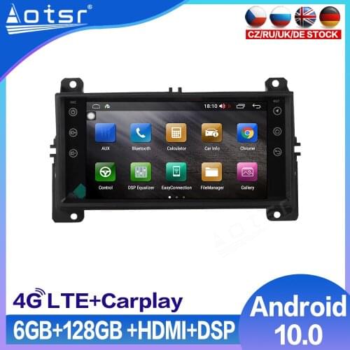 Android 10.0 Touch Screen Car Radio For Jeep Grand Cherokee 2008 + Multimedia Player GPS Navigation 6GB+128GB Audio Stereo Unit