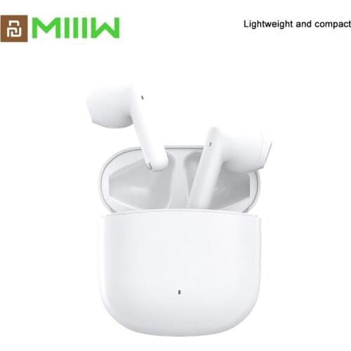 Xiaomi YouPin MiiiW Marshmallow Bluetooth Compatible Earphones White Ultra-small Body Comfortable In-ear True Wireless Headset
