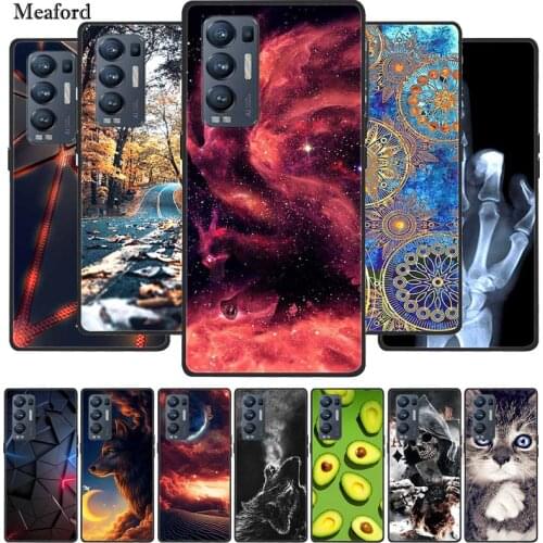 For OPPO Reno 5 Pro Plus 5G Case Luxury Silicone TPU Soft Cover Phone Case For Reno5 Pro 5G Shockproof Cute Case Bumper Funda