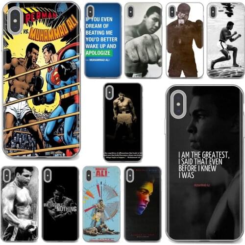 Muhammad Ali King of Boxing USA For Samsung Galaxy A10 A40 A50 A70 A3 A5 A7 A9 A8 A6 Plus 2018 2015 2016 2017 Soft Case Covers
