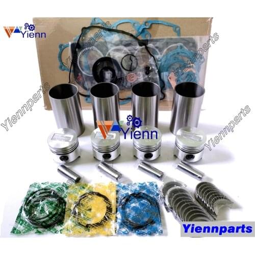 For Mitsubishi S4L S4L2 Overhaul Rebuild Kit Piston Ring Cylinder Liner Head Gasket Bearing Set Fit TC35 Excavator Engine Parts