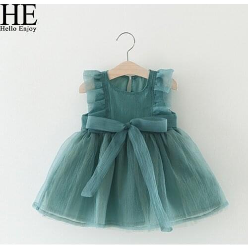 HE Hello Enjoy Girls Clothes Tutu Dress Wedding Party Dresses Toddder Princess Dresses Children Baby Girl Clothing Kids Clothes