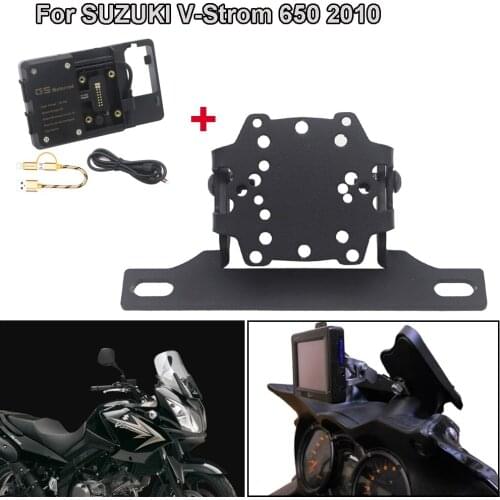 For Suzuki v strom 650 2010 v-strom 650 GPS Smart Phone Navigation Mount Mounting Bracket Adapter Holder