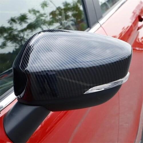 For Mitsubishi Eclipse Cross 2018 2019 2020 ABS Exterior Side Door Rearview Mirror Cap Cover Decoration Car Styling Accessories