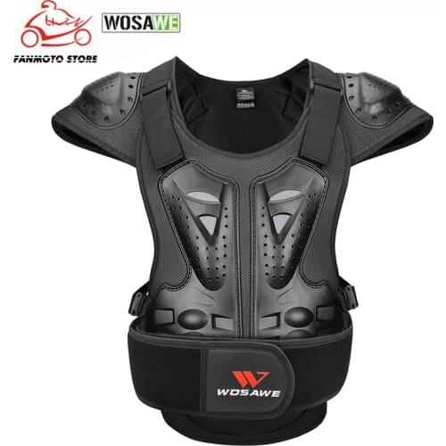 Motorcycle Jacket Adult Chest Back Protector Moto Body Armor Guard Racing Body Protector Armor Jacket Motocross Protective Gear