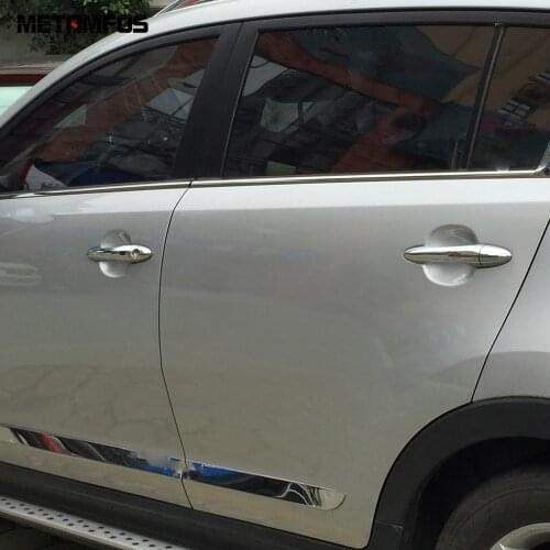 For Kia Sportage 2010 2011 2012 2013 2014 2015 Chrome Side Door Handle Catch Cover Trim Protection Cap Exterior Car Accessories