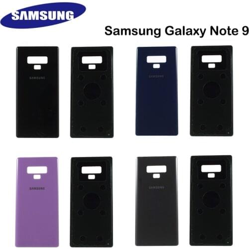 Original Samsung Galaxy Note 9 N960 SM-N960F 3D Glass Housing Battery Back Cover Rear Door Case Replacement Part Adhesive Tools