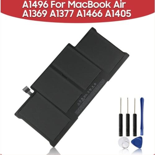 Original Replacement Battery 7150mAh A1496 For MacBook Air A1369 A1405 A1466 A1405 A1377 Laptop Batteries