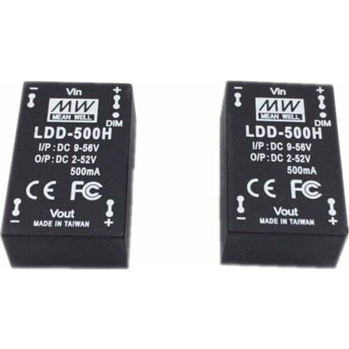 Meanwell LDD 500H 700H 1000H DC - DC Constant Current Step-Down LED Driver