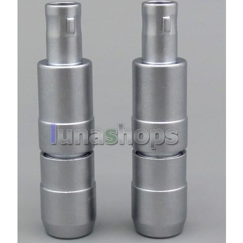 LN005228 1pair 5mm/3mm Diameter Male Headphone Plug DIY Earphone Pins For Sennheiser HD820 HD820s HD800 HD800s Dharma D1000