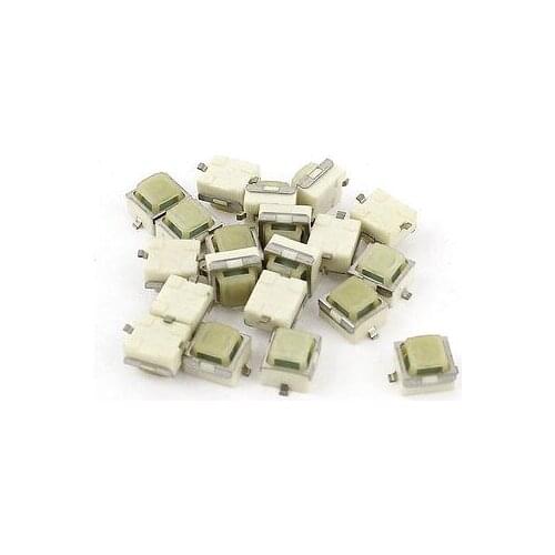 DC 12V 0.2A 6.3x6.3x5mm 2 Pin Pushbutton SMD Tactile Tact Switches 20 Pcs