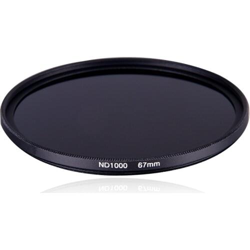 67 72 77 82 mm nd1k ND1000 UltraThin Neutral Density ND Filter 10 Stop for canon nikon pentax fuji olympus camera