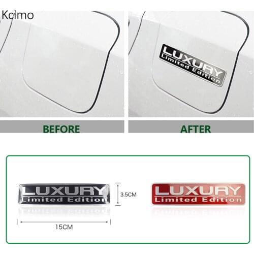 Universal Car Stickers Metal Sticker Chrome Luxury Limited Edition Car Body Emblem Badge Decals