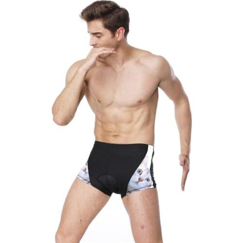 ILPALADINO Silica Gel Padded Cycling Shorts Men MTB Bicycle Comfortable Underwear 1/3 Bike Short S-XXXL