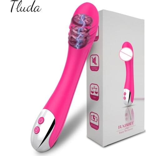 Powerful Dildo Vibrator Sex Toys For Women G-Spot Clitoris Stimulation Silicone Soft Rabbit Vibrators Female Goods for Adults
