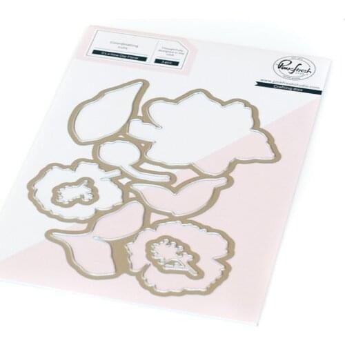 Flower blooming plant cutting Dies and stamp and scrapbook decoration mold embossing template DIY greeting card handmade