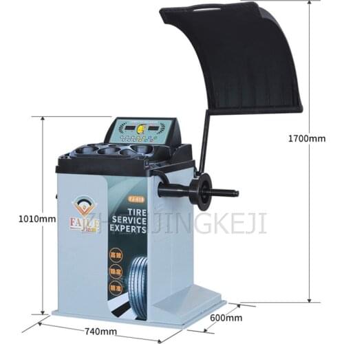 High Precision Tires Balancer 220V/250W Small And Medium Sedan Car Balance Machine Fully Automatic Mute Tires Balance Equipment