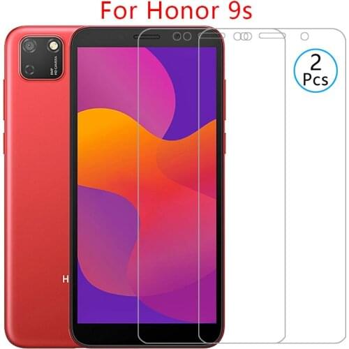 2Pcs Tempered Glass for Huawei Honor 9S Screen Protector Glass on Honor 10 Lite 20 Pro 20s 8s 7A 5.45" 10i 9A 9C Glass Film