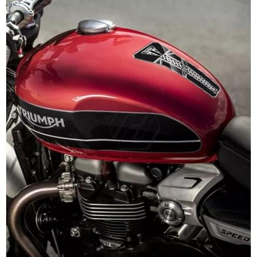 For Triumph Daytona 675 Scrambler Thruxton Bonneville Street Triple 1050 R Tiger 800 1200 Tank Pad Protector