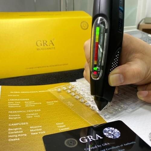 Factory Low Price 6.5mm Loose Gemstones Moissanites Diamond 1ct D Color VVS Round Moissanites For Jewelry