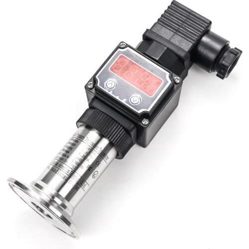 DC24V Flat Film Pressure Sensor/4-20MA Sanitary Pressure Transmitter / Chuck Pressure Transducer / 0-5V Clamp Pressure Sensor
