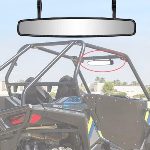 1.75" 15" Wide Rear View Mirror Clamp for Polaris RZR 800 1000 XP900 for Yamaha Rhino for Honda TALON 1000X 1000R 2019