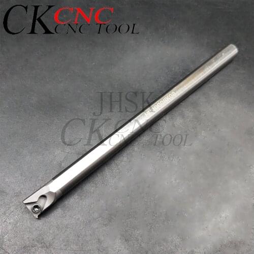 1pc HNR0008K08 HNR 0008K08 boring bar HSS Internal control tool CNC tools Internal thread Turning Tool Holder For 08IR/08NR