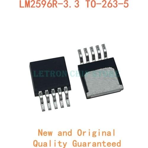 10PCS LM2596R-3.3 TO-263-5 LM2596-3.3 TO263-5 TO263 TO-263 SMD new and original IC Chipset