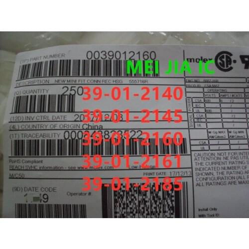 100PCS 39-01-2140 0039012140 39-01-2145 0039012145 39-01-2160 0039012160 39-01-2161 0039012161 39-01-2185 0039012185