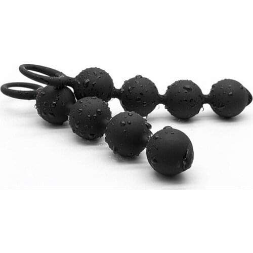 15cm Silicone Anal Beads Vagina Plug Sex Toys for Women Men Gay Plug Play Pull Ring Ball Anal Stimulator Butt Beads G Spot Ball