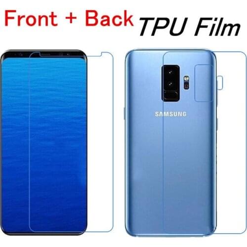30pcs TPU Screen Protector For Samsung Galaxy S9 Plus Clear HD Explosion-Proof Nano-coated Anti Blue Film Front back