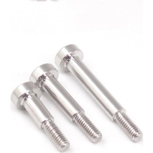 5pcs M3 stainless steel diameter 0.4mm plug screw shoulder hex screws mold stop bolts 2.5mm-10mm length