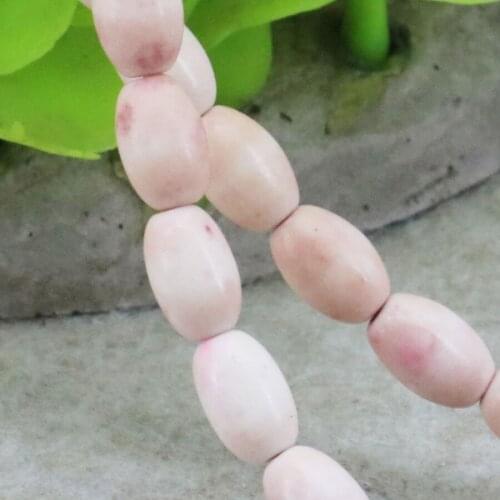 Elegant Multicolor Rice Bucket Loose DIY Beads Semi-precious Riverstones Rain Flower Rainbow Stones Women Jewelry making 6X8mm