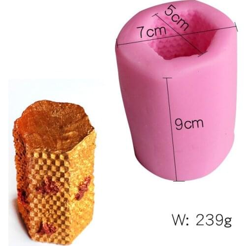 Honeycomb Liquid Silica Gel Mold, Inverting Sugar Soft Clay Clay Drop Glue, Automobile Gypsum Decoration Molding Tool F146