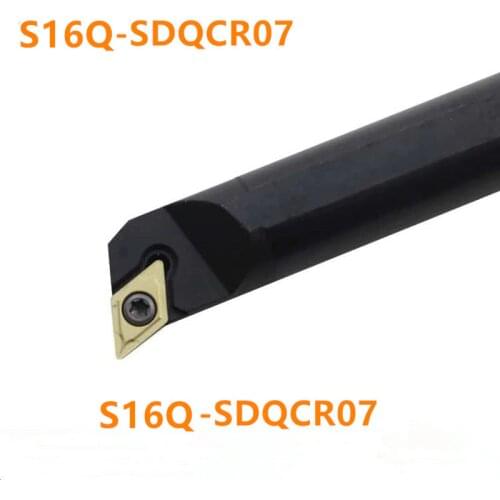 S08K/S12M SDUCR07/ S16Q-SDQCR07 inner hole turning tool 10PCS carbide turning tool DCMT070204 VP15TF / UE6020 / US735 lathe tool