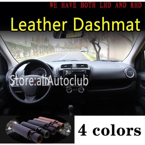 For dodge attitude sedan 2012 2013 2014 2015 2019Leather Dashmat Dashboard Cover Dash Mat Carpet Car Styling auto accessories