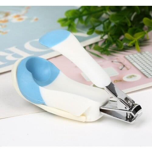 Baby Safe Finger Toe Nail Clipper Solid With Magnifier Newborn Safe Cutter Trimmer Manicure Tool For Children New Style