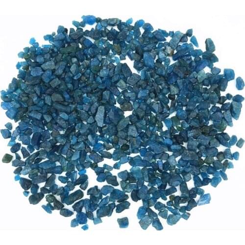 Natural Small size Raw Blue Apatite Rough Stones Crystal gravel Minerals and Stones Rough Gemstone Specimen