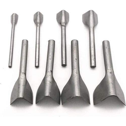 New 10-45mm Leather Craft Tools Half Round V Shaped Cutter Handmade Strap DIY Saddle Belt Wallet Punch Sewing Carving Hand Tools
