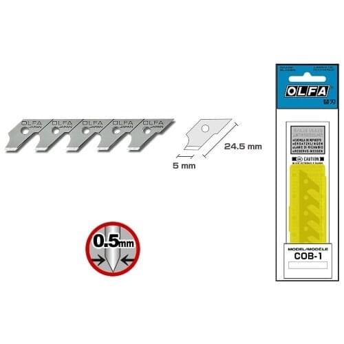 MADE IN JAPAN OLFA COB-1 Compass Cutter Blades /15 blades for compass cutter per pack for CMP-1 CMP-1/DX Genuine