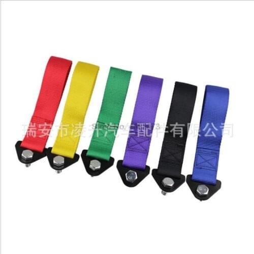 By DHL 50pcs Universal New Tow Strap High Quality Racing Car Tow Straps / Tow Ropes / Hook / Towing Bars