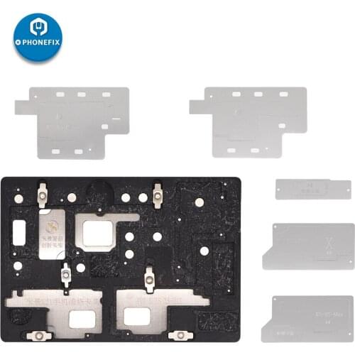 MJ K21 Motherboard PCB Fixture for iPhone X XS MAX Circuit Board BGA Chips Positioning Soldering Desoldering Reballing Platform