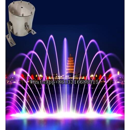 Garden beam wave fountain deck jet nozzle Small Jumping RGB 5W Musical Dancing Flowing Laminar Jet nozzle